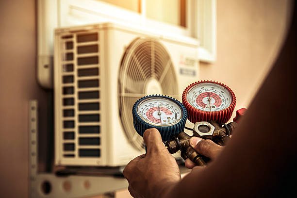 Professional Hvac technician working in Burna, KY